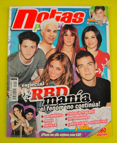 Rebelde Notas Para Ti Anahi Dulce Maria Maite Moderatto Rbd