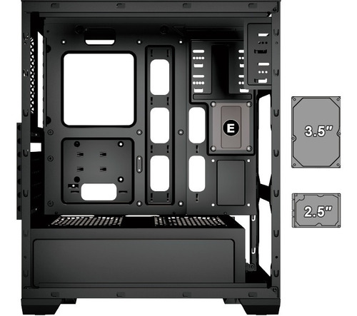 Case Azza Modelo Crimson Gamer Servidores Pc Pro Atx