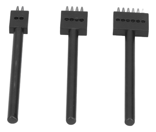 Juego De 3 PĂșas Para Perforar Agujeros De Cuero, Varios Tama