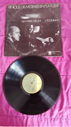 Vinicius De Moraes En  La Fusa  - Vinilo De 1970