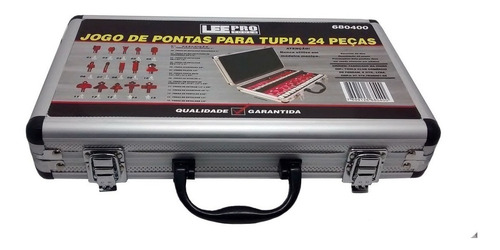 Imagem 2 de 5 de Pontas Para Tupia Jogo 24 Peças Lee Tools 680400