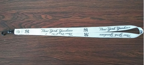 Cintas Portacarnet Llavero Lanyard New York Yankees Pack X 6