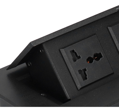 Enchufe Desplegable De Mesa, Toma De Corriente Usb Doble, Co