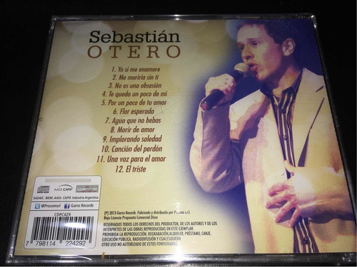 Sebastián Otero Una Voz Para El Amor Cd Nuevo Cerrado