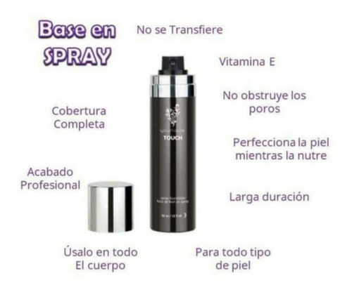 Base En Spray Younique 100% Original Tono Satin