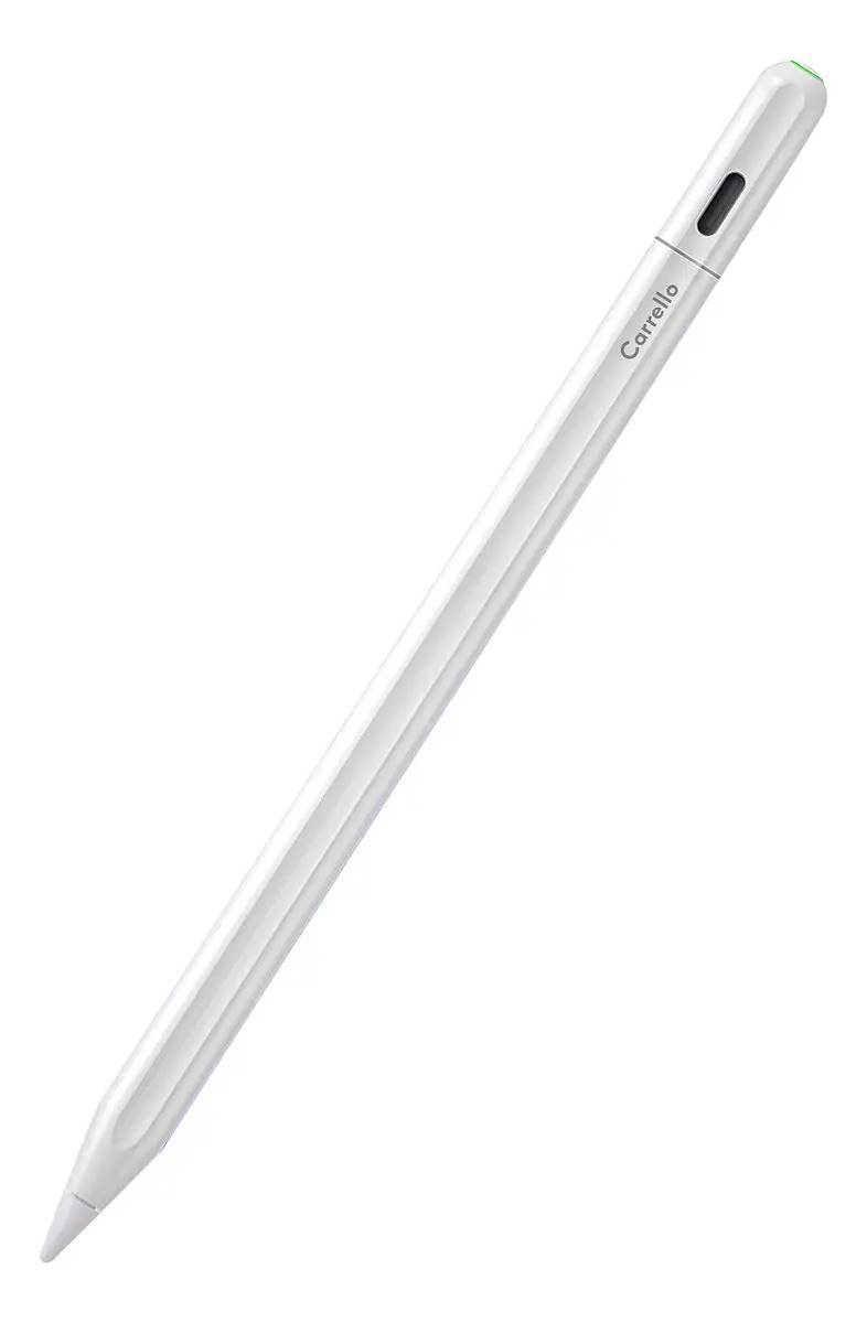 Lápiz Óptico Capacitivo Carrello PRO iPad Rechazo Palma USB-C Blanco