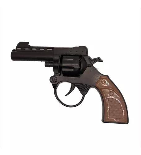 Revolver Arma De Brinquedo Arminha Espoleta Infantil +brinde