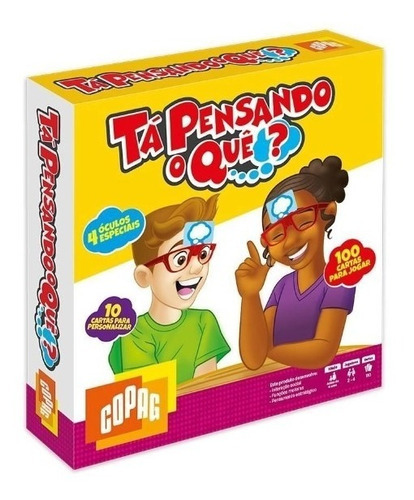 Jogo De Tabuleiro De Adivinhar Ta Pensando O Que ? Copag