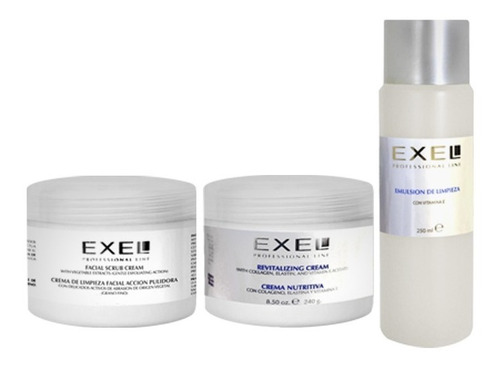 Kit Exel Limpieza Facial Profesional Cosmetología Maquillaje