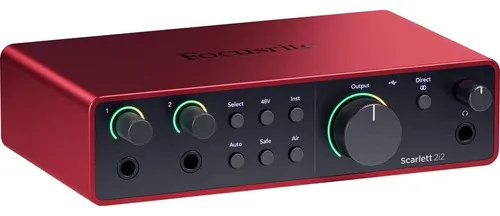 comprar Interfaz De Audio Focusrite Scarlett 2i2 4ta Gen