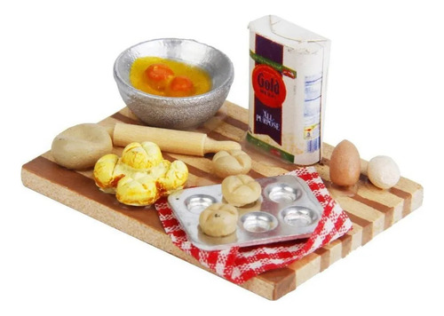 - 8:12 Colorida Comida En Miniatura Para La Cocina De Una Ca