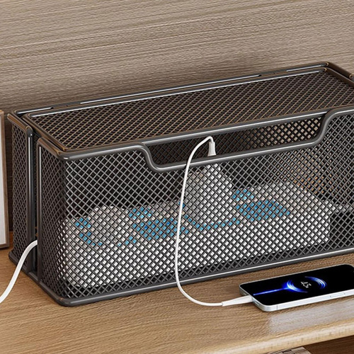 Capacitación De La Caja De Gestión De Cables Estuche Negro
