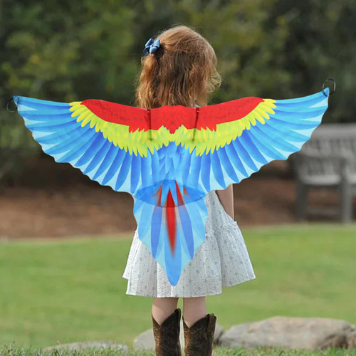 Conjunto De Disfraz De Pájaro Para Niños, Capa De De Azul