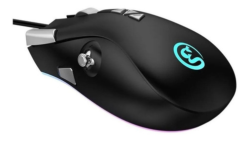 Mouse Gamer Gamesir Gm200 Com Joystick - Rgb - Antifadiga