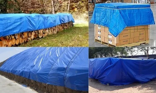 Lona Azul 10x10 Cobertura Camping Tenda Telhado Obra
