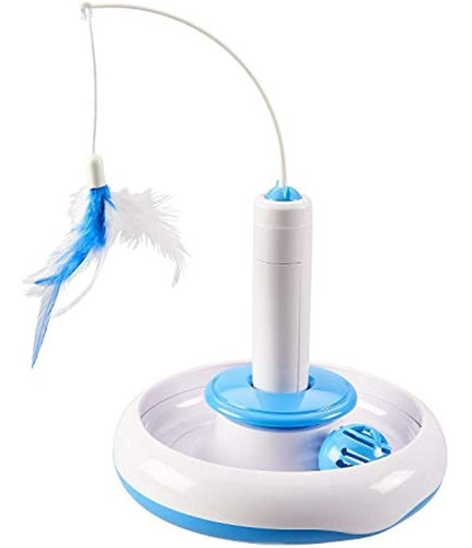 Spot Spin Around Cat Track - Juguete Para Gatos 2 En 1, Mul. Color Multi