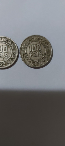 Vendo Quatro Moedas De 100 Réis, 1918, 1922, 1925 E 1932.