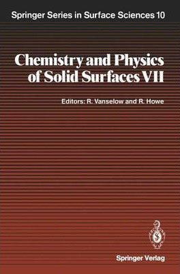 Libro Chemistry And Physics Of Solid Surfaces Vii - Ralf ...