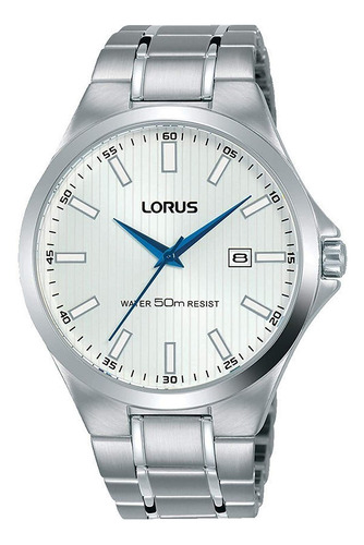 Reloj Lorus Rh997kx9 Acero Blanco Hombre Adultos 30m.