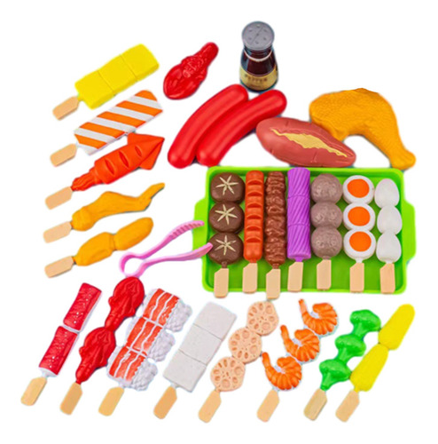 Juego De Juguetes Para Barbacoa L Children's Play House Kitc