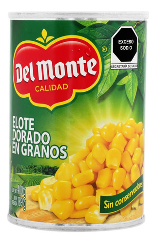8 Pack Granos De Elote Dorado Del Monte 400