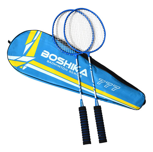 2x Raquetas De Bádminton Juego De Raquetas De Azul