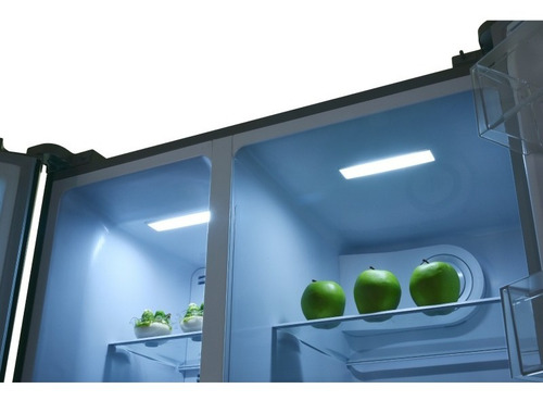 Heladera Side By Side Sl-sbs690sdi Smartlife Gtía Oficial Color Dark inox