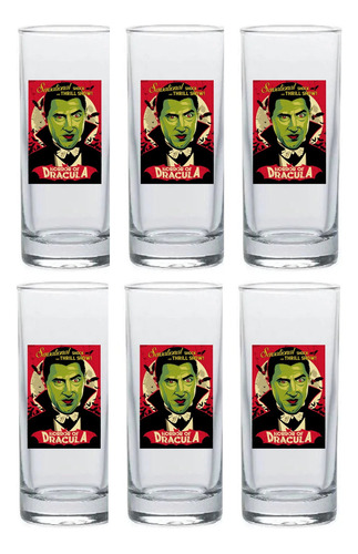 Copa Dracula Shot Aguardientera Tequila Pack X 6 Unid