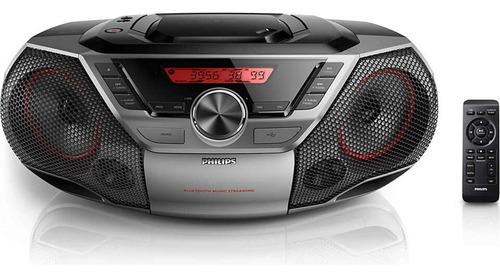 Boombox Portátil Philips Az700 12w Bluetooth Fm Cd Mp3