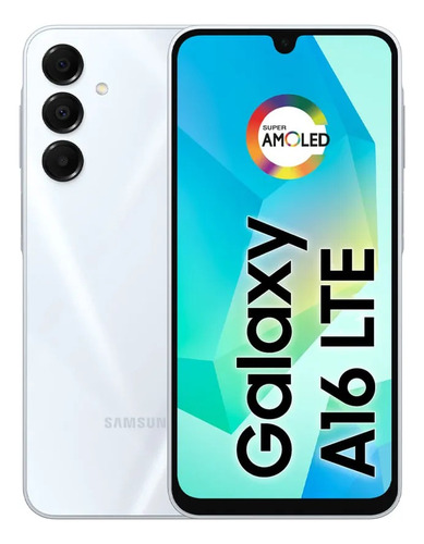 Teléfono Celular Samsung Galaxy A16, 128 Gb + 4 Gb De Ram, Cámara De Hasta 50 Mp, Pantalla 6.7, Nfc, Ip54, Batería Gris De 5000 Mah