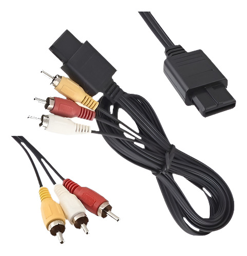 Cables De Ac De 6ft Cable Av Video Para Nintendo 64 N64 Nuev