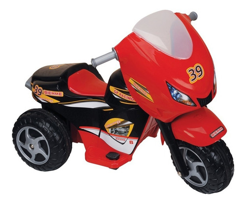 Imagen 1 de 2 de Moto Triciclo Auto Bateria Electrico 6v Gp Rojo Biemme