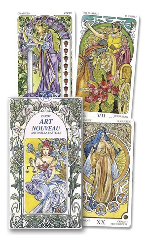 Tarot Art Nouveau - Base Rider Waite - Para Imprimir + Guía