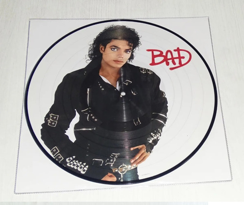Michael Jackson - Lp Bad - Picture Disc Importado