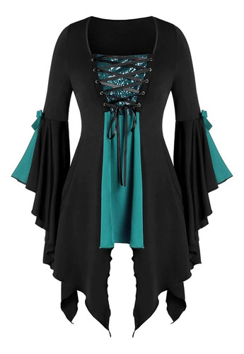 Blusa Medieval Para Mujer, Camisa Renacentista, Disfraz De V