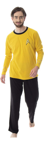 Intimo Star Trek Series Mens Capitán Kirk Uniforme Disfraz P