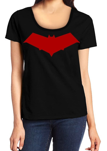 Remeras Red Hood Simbolo Mujer Comics Superheroe Algodon