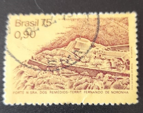 Sello Postal - Brasil - Antiguas Fortalezas 1975
