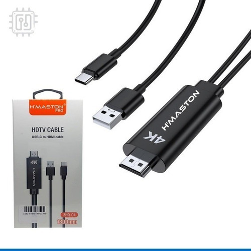 Imagem 10 de 10 de Cabo Hdtv Tipo C Para Hdmi Imagem Do Celular Notebook Em Tv
