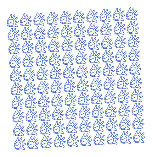 100 Clips De Papel De Metal, Innovadores Y Lindos, Con Forma