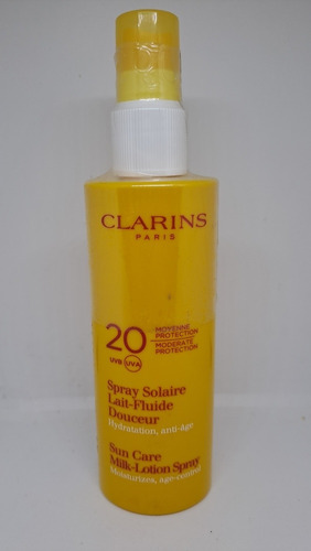 Clarins Protector Solar Spf 20 Leche Fluida En Spray 150 Ml