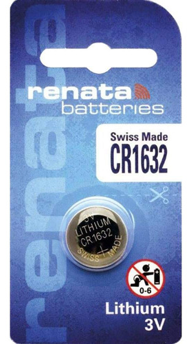 Pila Boton Cr1632 1632 Renata Original Suiza Blister Cerrado