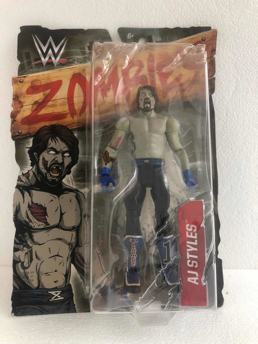 Aj Styles Juguete Zombies Wwe Mattel