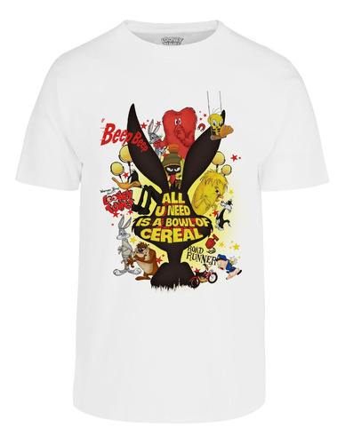 Playera De Hombre Looney Tunes Original Camiseta Cereal