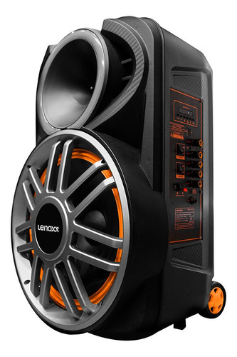 Caixa Amplificada Lca15 Bluetooth 900 Watts Lenoxx Cor Preto