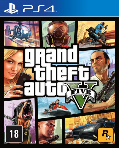 Ps4 - Gta Grand Theft Auto V - Lacrado Envio Grátis