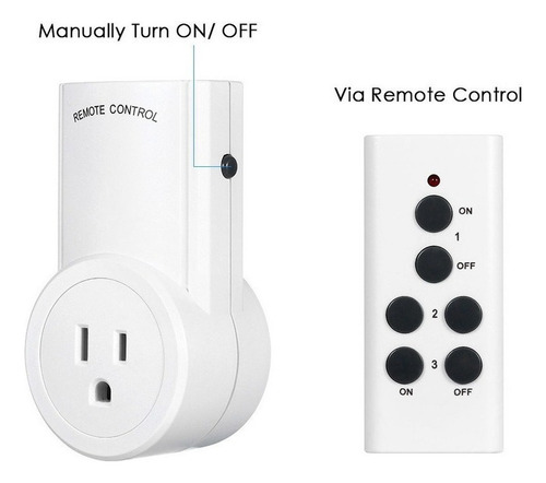 . Toma De Control Remoto Inalámbrico Interruptor De Luz