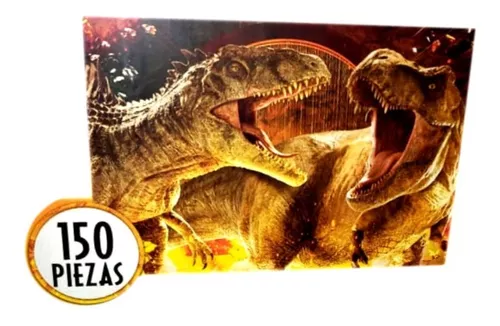 Puzzle 150 pièces : Jurassic World 3 : Les dinosaures de Jurassic World
