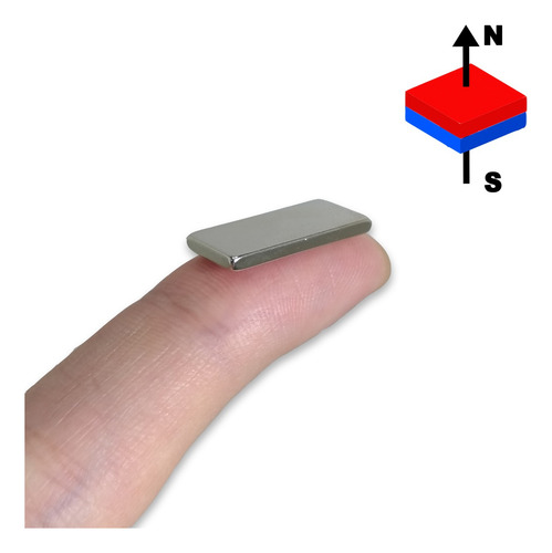 Imã De Neodímio / Super Forte / 20mm X 10mm X 2mm 10 Peças