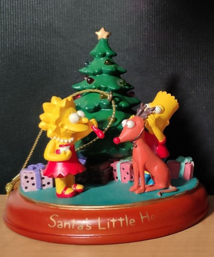 Los Simpsons Figura Bradford Navidad - Lisa Y Bart Simpson 